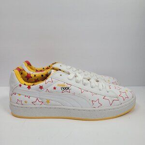 Puma x Vaughn Bode Basket II Men's White Red Yellow Star Sneakers US Size 12